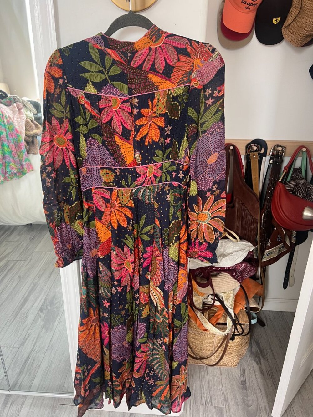 Farm Rio Floral Midi Dress | XS - Picture 4 of 6
